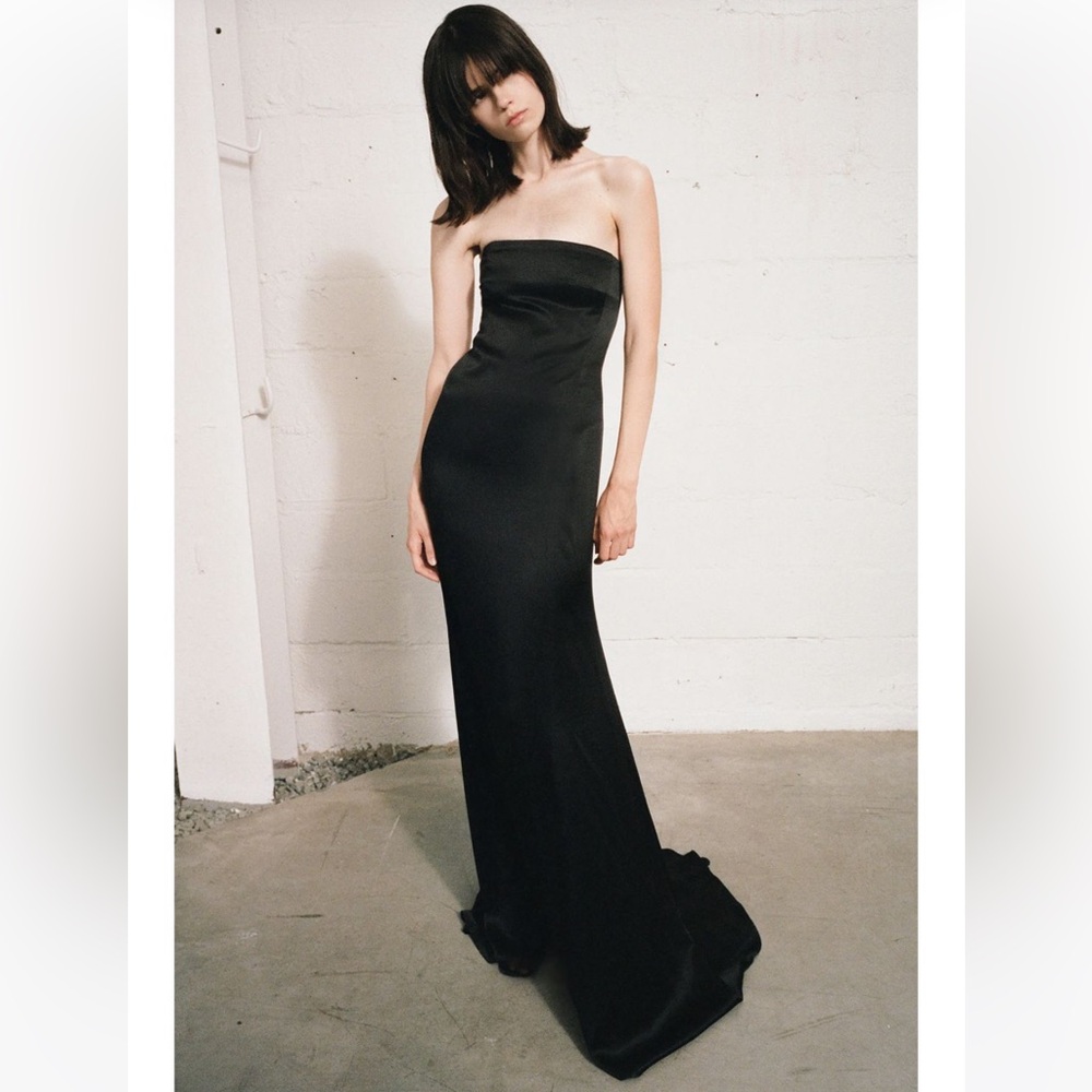Nilli Lotan Esmee silk strapless gown. New with tag.